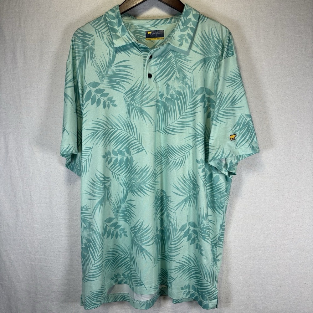 Jack Nicklaus Golf Polo All over Print Size XL
